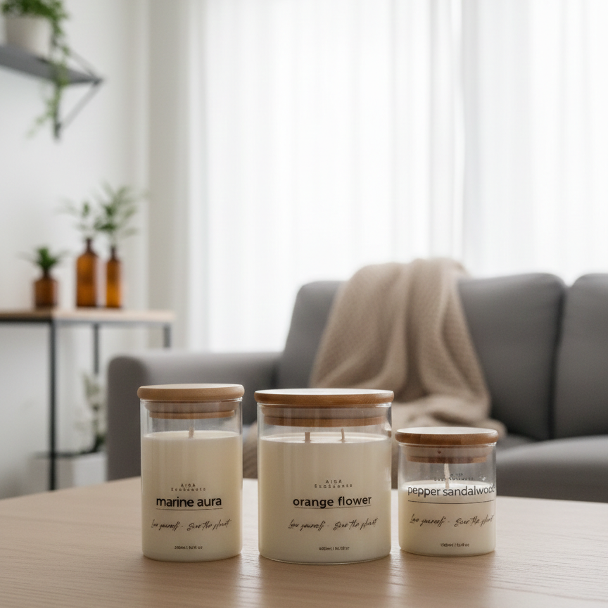 Φυτικό Κερί σε Βάζο